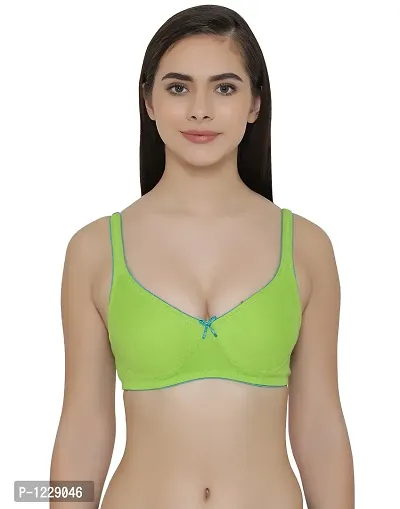 Pack of 2 T-Shirt Non Padded Wirefree Demicup Bra's-thumb4