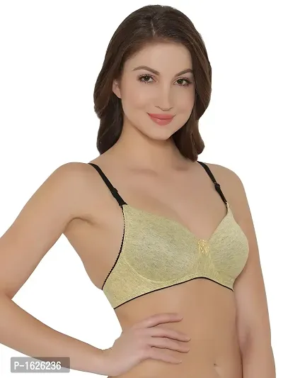 Nude Cotton Rich Padded Non-Wired Push-Up Multiway T-Shirt Bra-thumb2