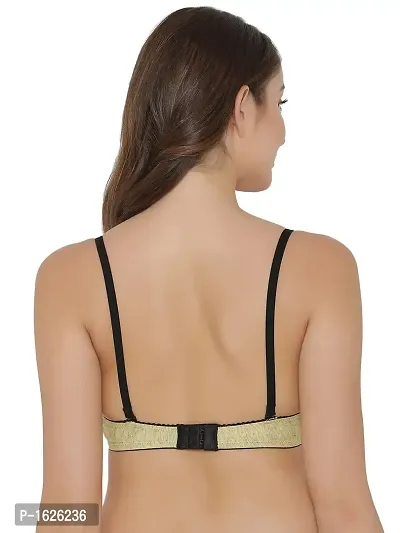 Nude Cotton Rich Padded Non-Wired Push-Up Multiway T-Shirt Bra-thumb4