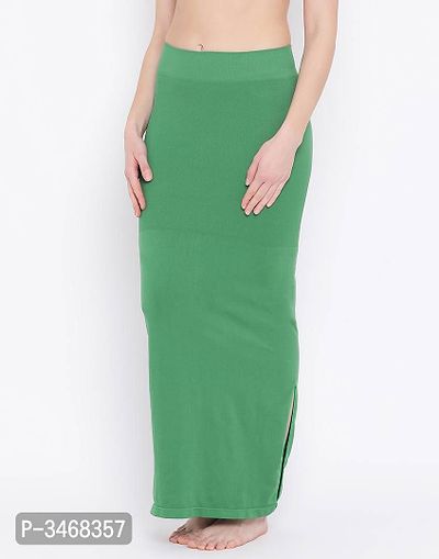 Saree Shapewear In Green With Side Slit-thumb4
