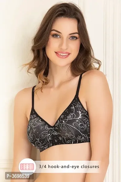 Padded Non-Wired Printed T-Shirt Bra
