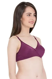 Clovia Cotton Rich Soft Padded Non-Wired Multiway T-shirt Bra-thumb2