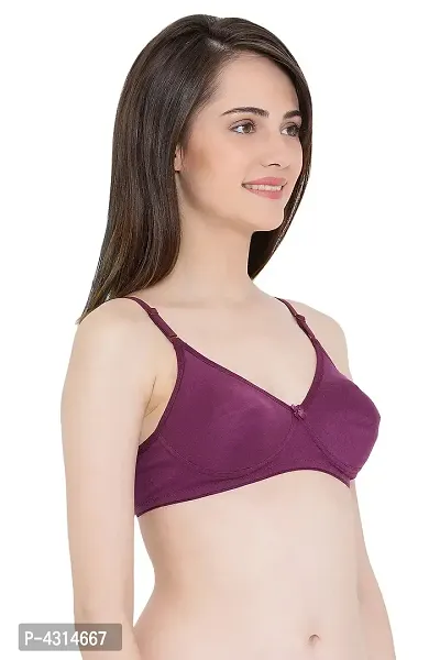 Clovia Cotton Rich Soft Padded Non-Wired Multiway T-shirt Bra-thumb3