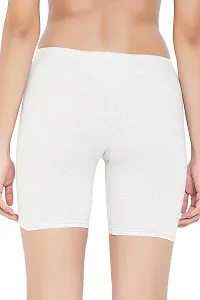 Beautiful White Cotton Solid Briefs For Women-thumb2