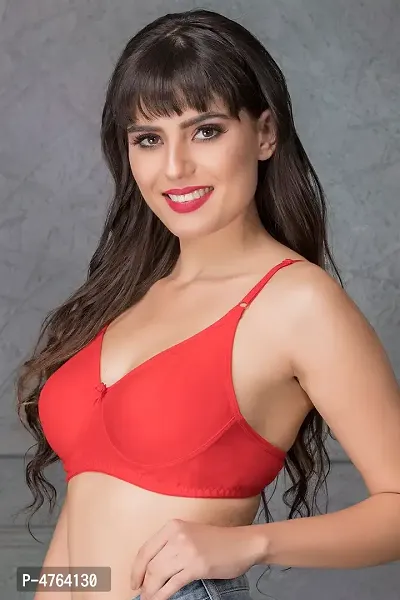 Buy Padded Non-Wired Full Coverage T-Shirt Bra in Skin Colour - Cotton Rich  - Women's Bra Online India - BR1279P24 | Clovia