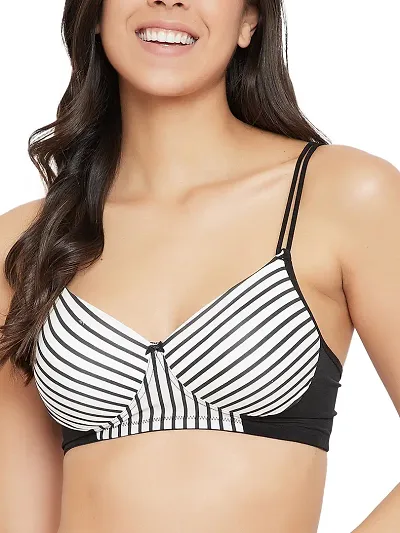 Fancy Clovia Printed Lightly Padded Bra