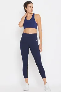 Women's Activewear Ankle Length Tights in Navy-thumb1