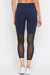 Women's Activewear Ankle Length Tights in Navy-thumb4