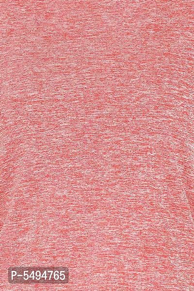 Women's Coral Red Gym/Sports Activewear Top-thumb5