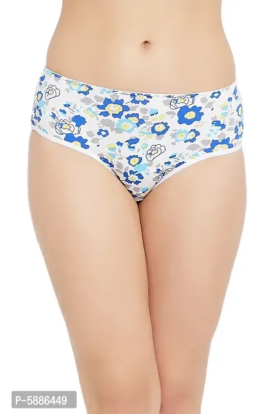 Buy Clovia Pack of 2 Cotton Mid Waist Floral Print Hipster Panty