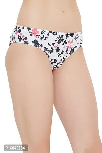 Buy Clovia Pack of 2 Cotton Mid Waist Floral Print Hipster Panty