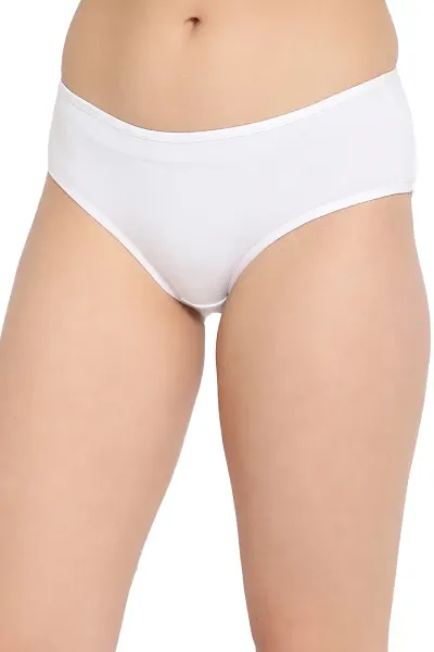 Clovia Solid Cotton Hipster Brief for Women