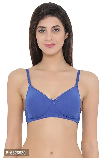 Buy Clovia Stylish Cotton Rich Padded Non-Wired T-Shirt Push-Up Bras For  Women And Girls Online In India At Discounted Prices
