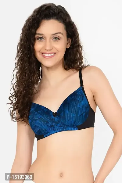 Padded Non-Wired Printed Multiway T-Shirt Bra –