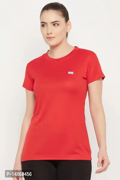 Comfort Fit Active T-shirt in Red-thumb2