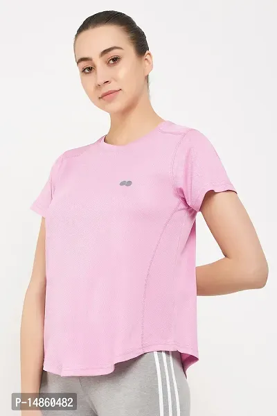 Comfort-Fit Active T-shirt in Lilac-thumb3