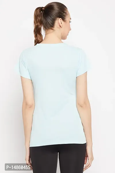 Comfort Fit Active T-shirt in Baby Blue-thumb5