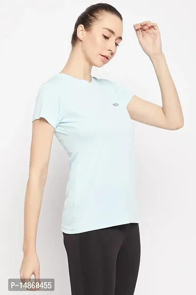 Comfort Fit Active T-shirt in Baby Blue-thumb3