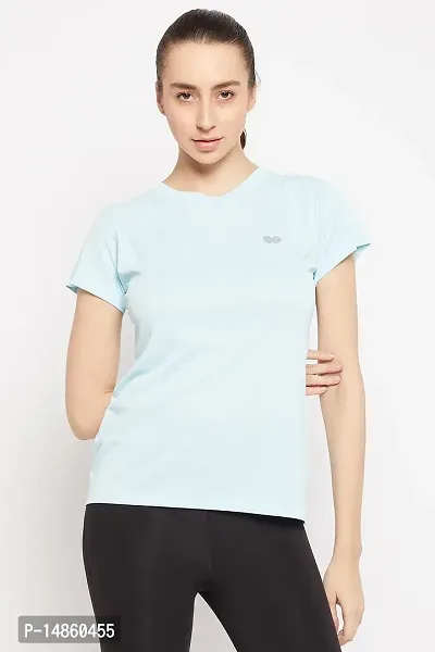 Comfort Fit Active T-shirt in Baby Blue-thumb2