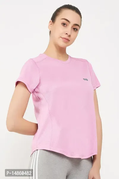 Comfort-Fit Active T-shirt in Lilac-thumb4