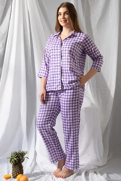 Clovia Stylish Night Suit Set For Women