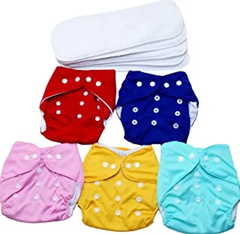 Reusable And Washable Cotton Diapers For Babies