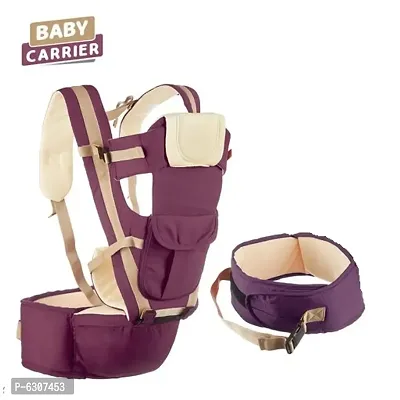 Polyester Baby Carrier 4 in 1 Position With Comfortable Head Support and Buckle Straps