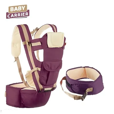 Polyester Baby Carrier 4 in 1 Position With Comfortable Head Support and Buckle Straps