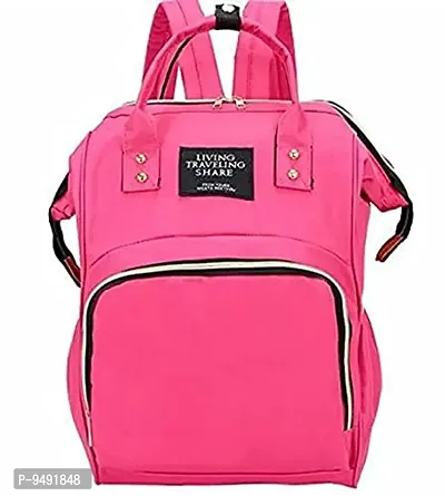 Diaper Backpack Bag for Mother/Mom, Waterproof, Large Capacity Maternity Bag for Travel (Black)