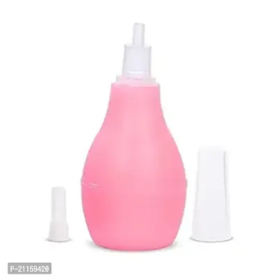 Baby Nasal Aspirator, Nose Cleaner, Vacuum Suction Tool, Immediate Relief from Blocked Baby Nose (PINK)