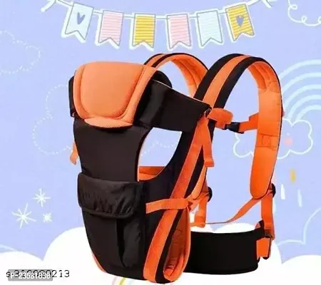 Baby Carrier Cum Kangaroo Bag/Honeycomb Texture Baby Carry Sling/Back/Front Carrier For Baby With Safety Belt And Buckle Straps, For 0-18 Months-thumb0