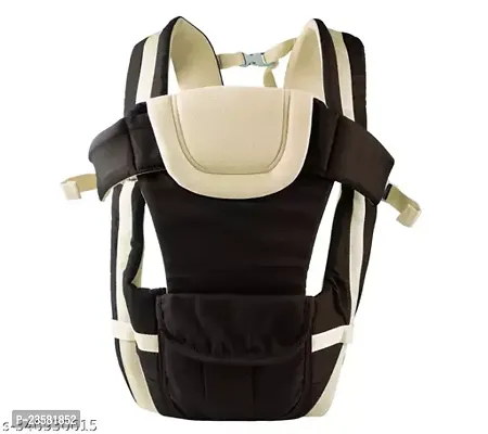 Baby Carrier Cum Kangaroo Bag/Honeycomb Texture Baby Carry Sling/Back/Front Carrier For Baby With Safety Belt And Buckle Straps, For 0-18 Months