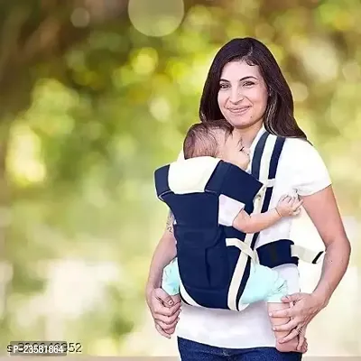 Baby Carrier Cum Kangaroo Bag/Honeycomb Texture Baby Carry Sling/Back/Front Carrier For Baby With Safety Belt And Buckle Straps, For 0-18 Months