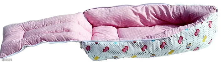 Pink Color Baby Sleeping Bag Cum Baby Carry Bag 64*41 Cms-thumb3