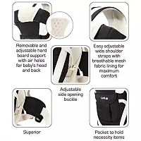4 Way Carrying Position Baby Carrier with Waist Belt, Sky Blue-thumb2
