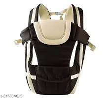 Adjustable Baby Carrier Cum Kangaroo Bag/Baby Carry Sling/Back/Front Carrier for Baby with Safety Belt and Buckle Straps for 0-18 Months Baby (Brown)-thumb2