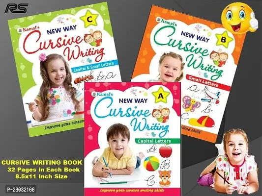 Early Cursive Writing Books for Kids Pack of 3