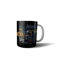 Stylish Ceramic Printed Coffee Mug-thumb1