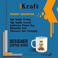 Stylish Ceramic Printed Coffee Mug-thumb3