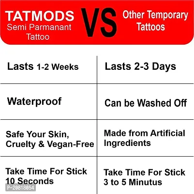 Tatmods Mom Temporary Tattoo For Men And Woman Waterproof Body Tattoo-thumb5