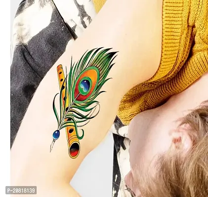 Soulful Krishna Tattoo Face with Flute | Tattoo Ink Master