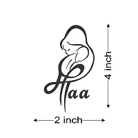 Tatmods Maa Paa Black Temporary Tattoo For Men And Woman Waterproof Body Tattoo-thumb2