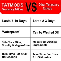 Tatmods Maa Paa Black Temporary Tattoo For Men And Woman Waterproof Body Tattoo-thumb4