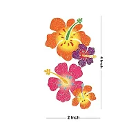 Tatmods 4 Styles Flower Tattoo Waterproof Temporary Body Tattoo Boys and Girls-thumb2