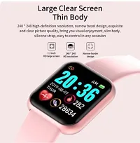 T500/T500 MOBILE WATCH Smartwatch (Black Strap, FREE)-thumb2