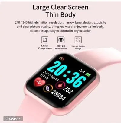 T500/T500 MOBILE WATCH Smartwatch (Black Strap, FREE)-thumb3
