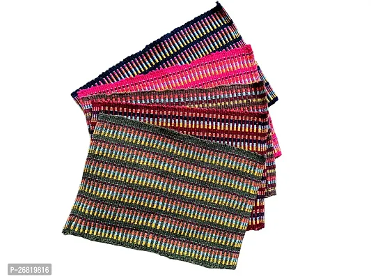 Designer Multicoloured Cotton  Door Mats Pack Of 5-thumb0