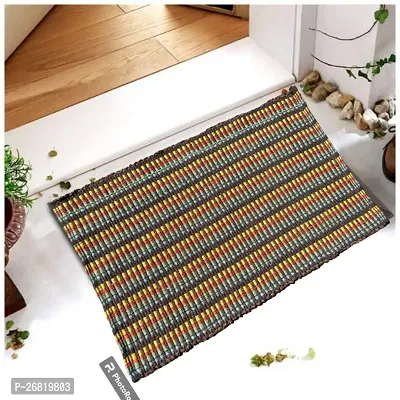 Designer Multicoloured Cotton  Door Mats