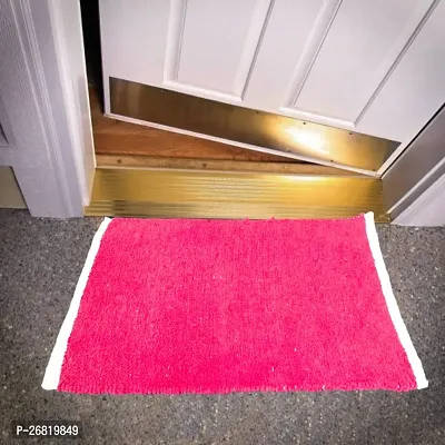 Designer Pink Cotton  Door Mats