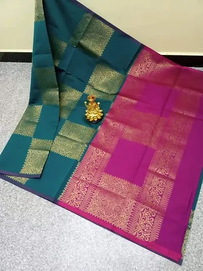 New In Art Silk Saree with Blouse piece 